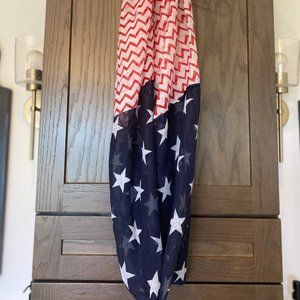 American flag infinity scarf
